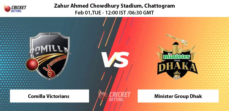 BPL 2022: Comilla Victorians vs Minister Group Dhaka Preview, Head to Head stats, Live Streaming and Dream11 Prediction
