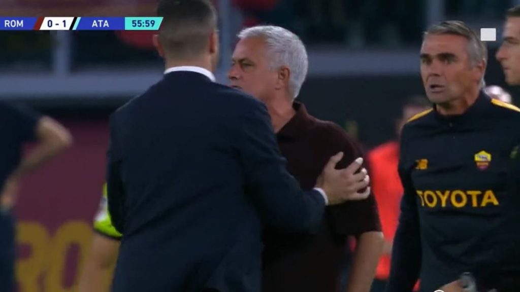 As Roma News: Furious Jose Mourinho Sent off vs Atalanta