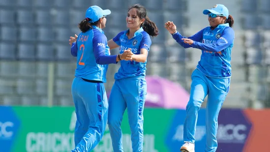 Women’s Asia Cup Final 2022: Sneh Rana Gives an Epic Send-off to Malsha Shahani After Dismissing Her