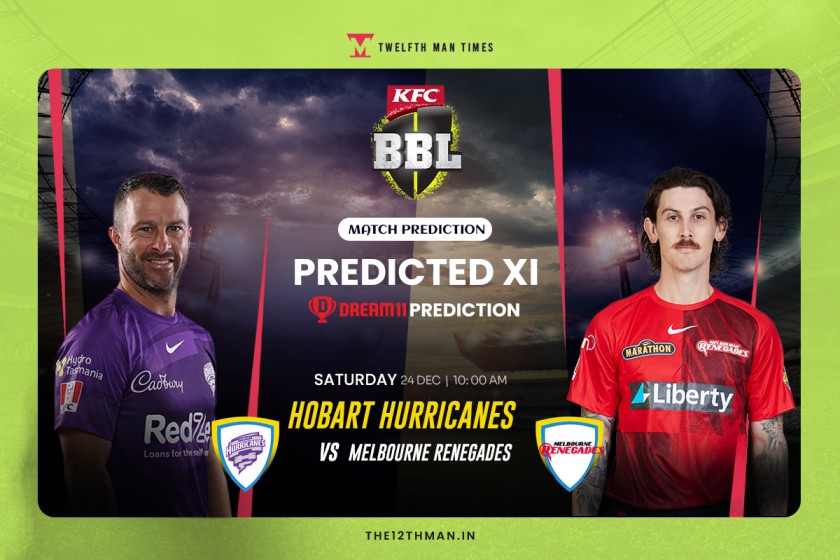 HUR vs REN Dream11 Prediction and Predicted XI For Big Bash League Match No. 14