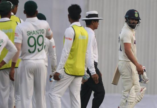 Bangladesh vs India: Virat Kohli Gets Involved in an Nasty Altercation with Taijul Islam After Losing Wicket