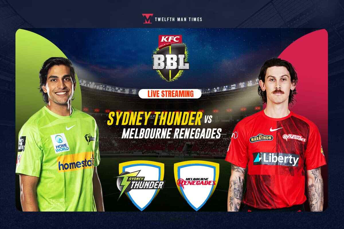 BBL Live Streaming: Watch Sydney Thunder vs Melbourne Renegades Live Telecast of Big Bash League 2022-23 T20 Cricket Match