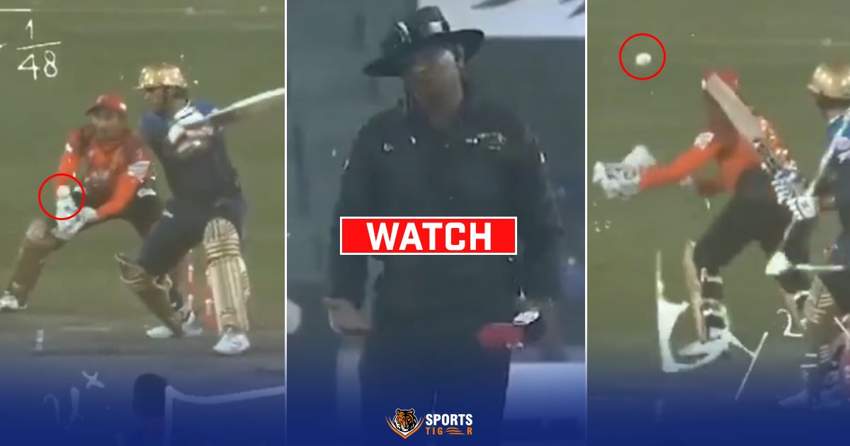 BPL: Batsman Gets A Clear Connection With His Bat But Umpire Gives A Wide, Video Goes Viral