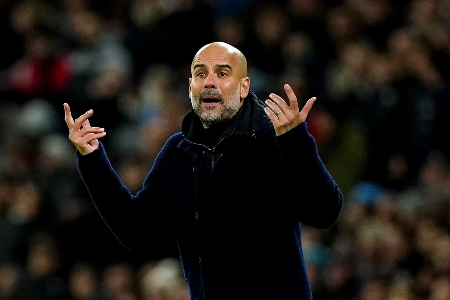 Pep Guardiola says his tactics frustrated him in Manchester City vs Arsenal first-half