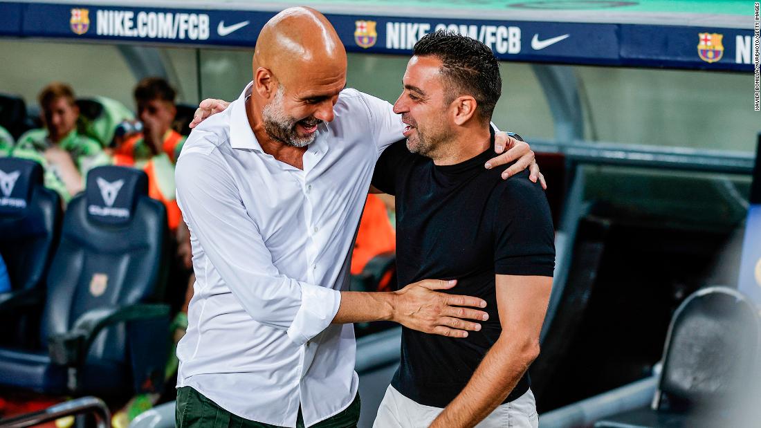 'The best coach by far' - Barcelona manager Xavi has heaped praise on Manchester City manager Pep Guardiola, who is also his former teammate.
