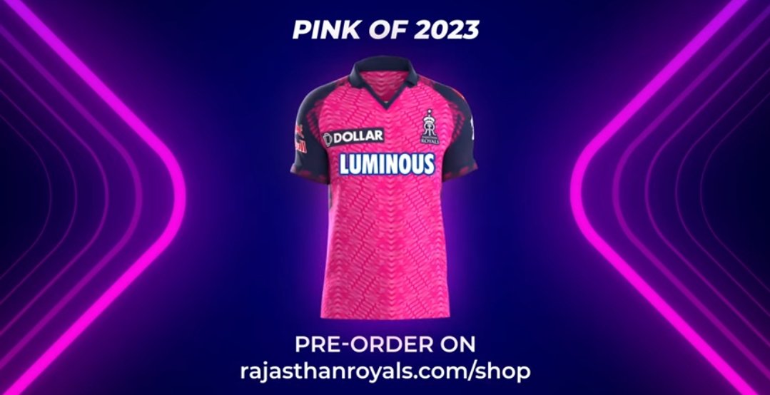 IPL 2023: Rajasthan Royals Unveil New Jersey
