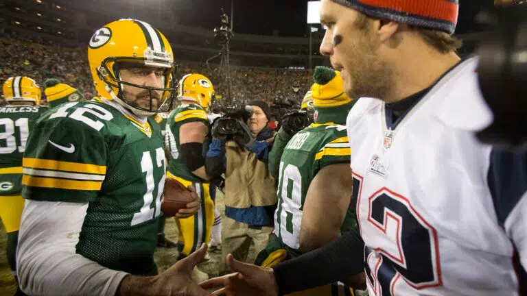 One of Aaron Rodgers best game in NFL history came against New England Patriots