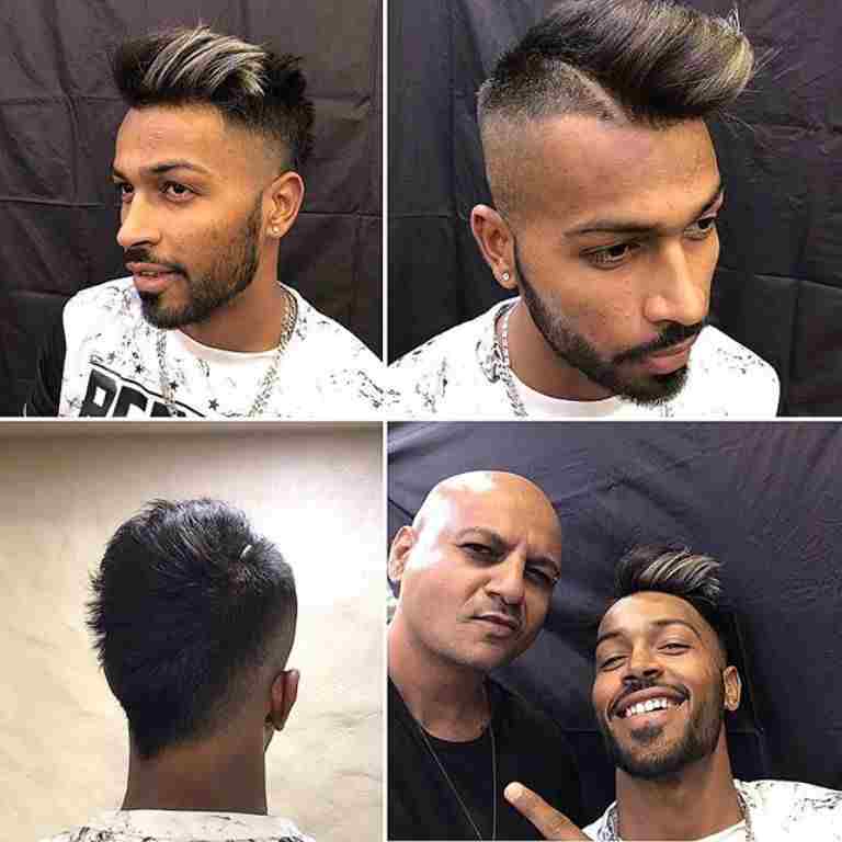 Hardik Pandya flaunts new hairstyle