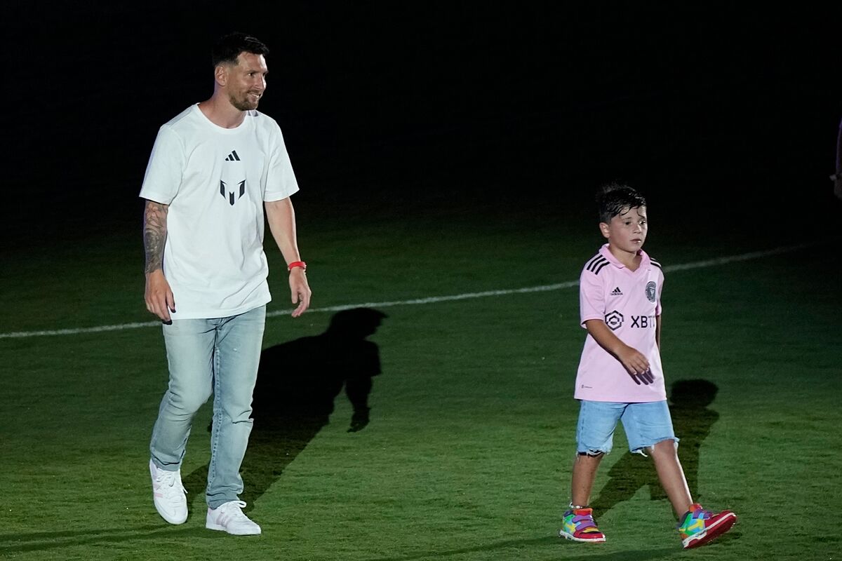 Lionel Messi's son Thiago Messi begins his journey with Inter Miam