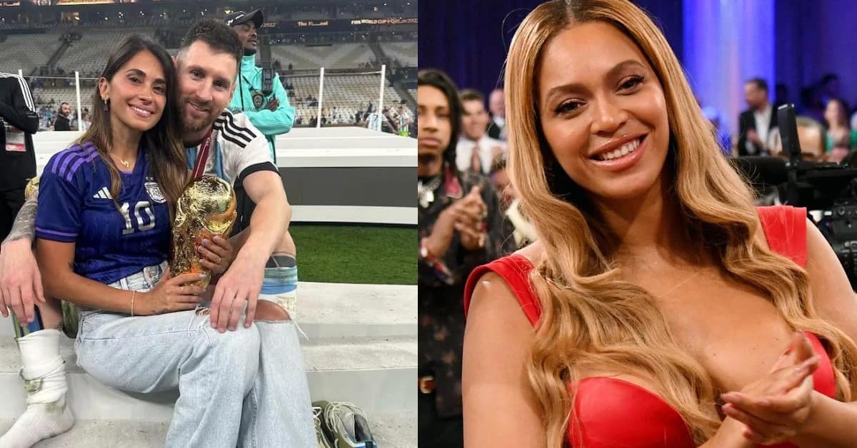 Title Lionel-Messi-and-his-wife-Antonela-Roccuzzo-left-and-Beyonce-right-min Caption Description File URL: https://backendrsw.the12thman.in/wp-content/uploads/2023/09/Lionel-Messi-and-his-wife-Antonela-Roccuzzo-left-and-Beyonce-right-min.jpg Copy URL to clipboard Required fields are marked * Imagify Optimizing... Selected media actionsSet featured image