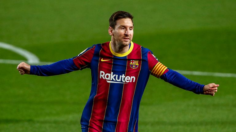 How many goals Lionel Messi has scored in Barcelona, PSG and Inter Miami jerseys?