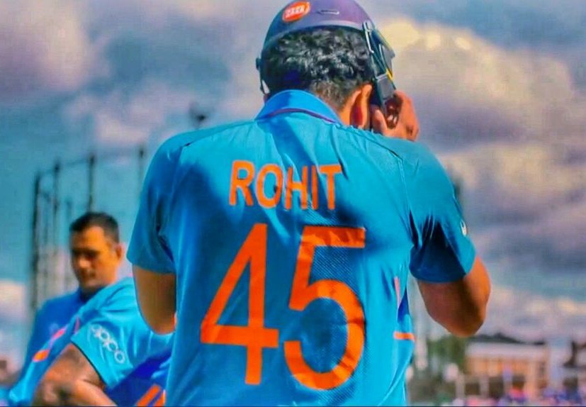 Rohit Sharma jersey number 45, Rohit Sharma jersey number
